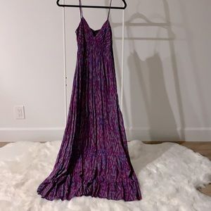 XS Aqua Maxi Dress